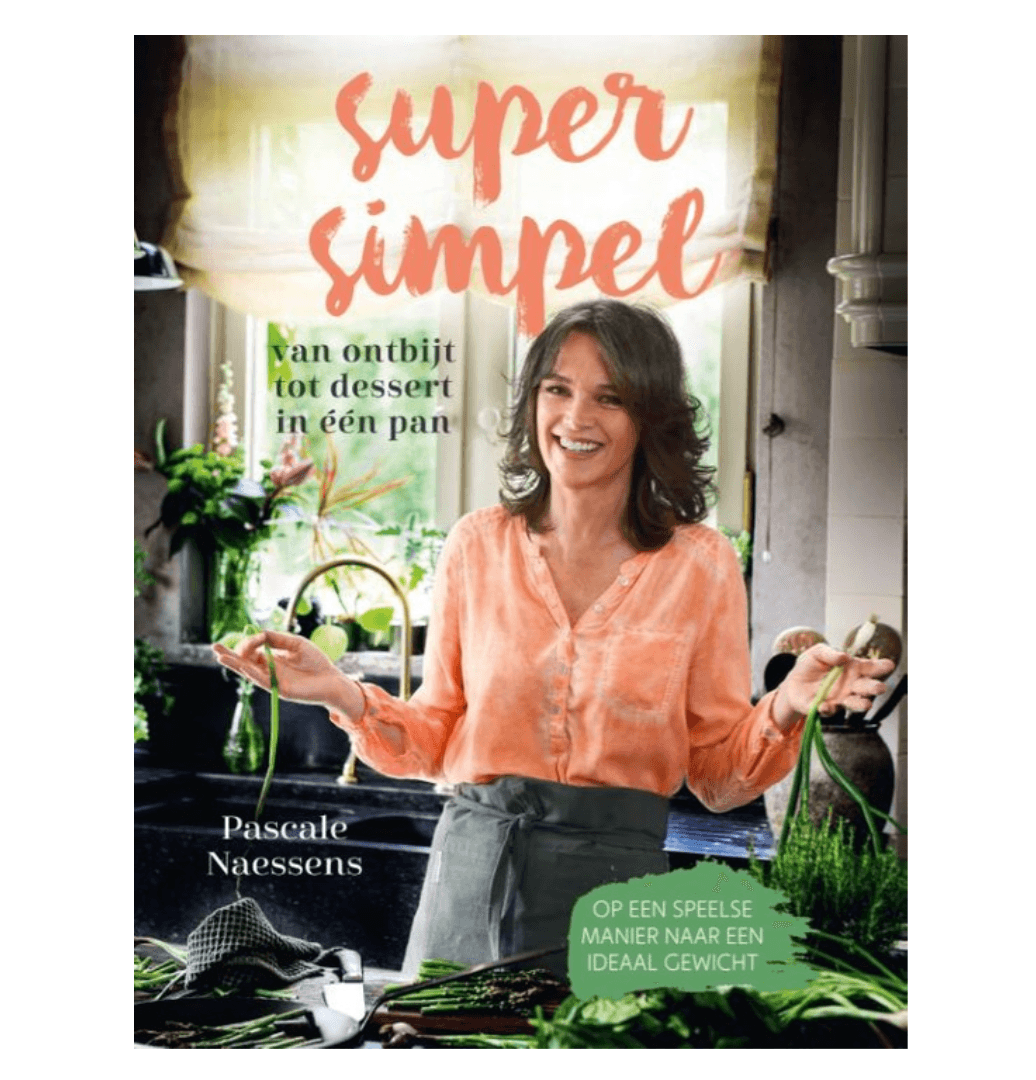 Op de cover van het kookboek &