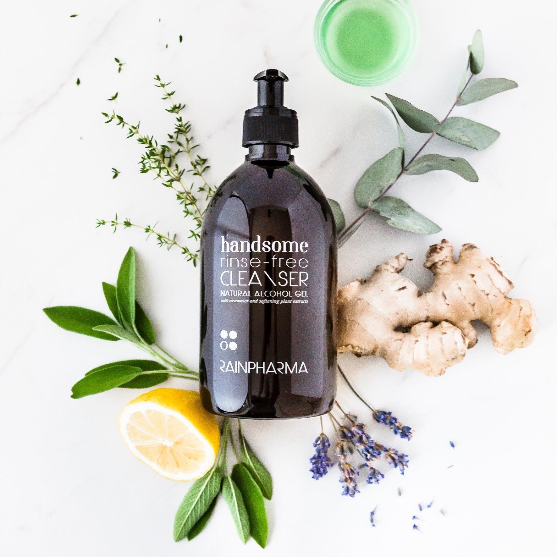 Rainpharma - Handsome Rinse-Free Cleanser - alcoholgel - handverzorging - Puur Living
