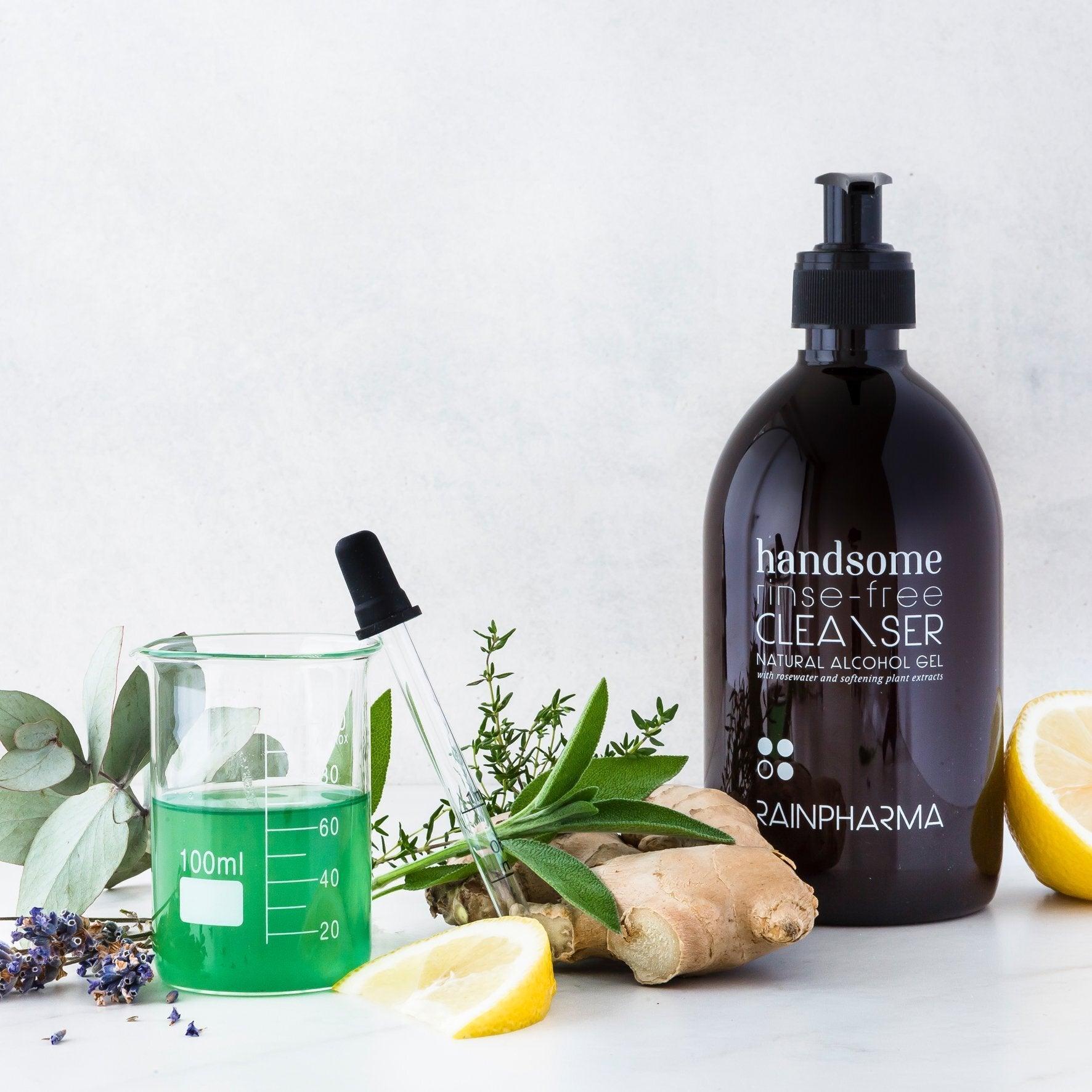 Rainpharma - Handsome Rinse-Free Cleanser - alcoholgel - handverzorging - Puur Living