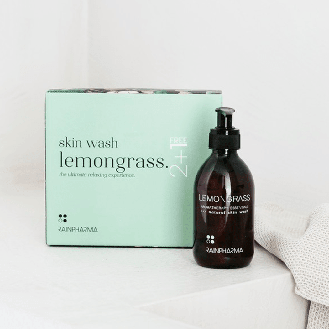 Rainpharma - Sunset - Skin Wash Lemongrass (250 ml) 2+1 GRATIS - Lichaam - Puur Living