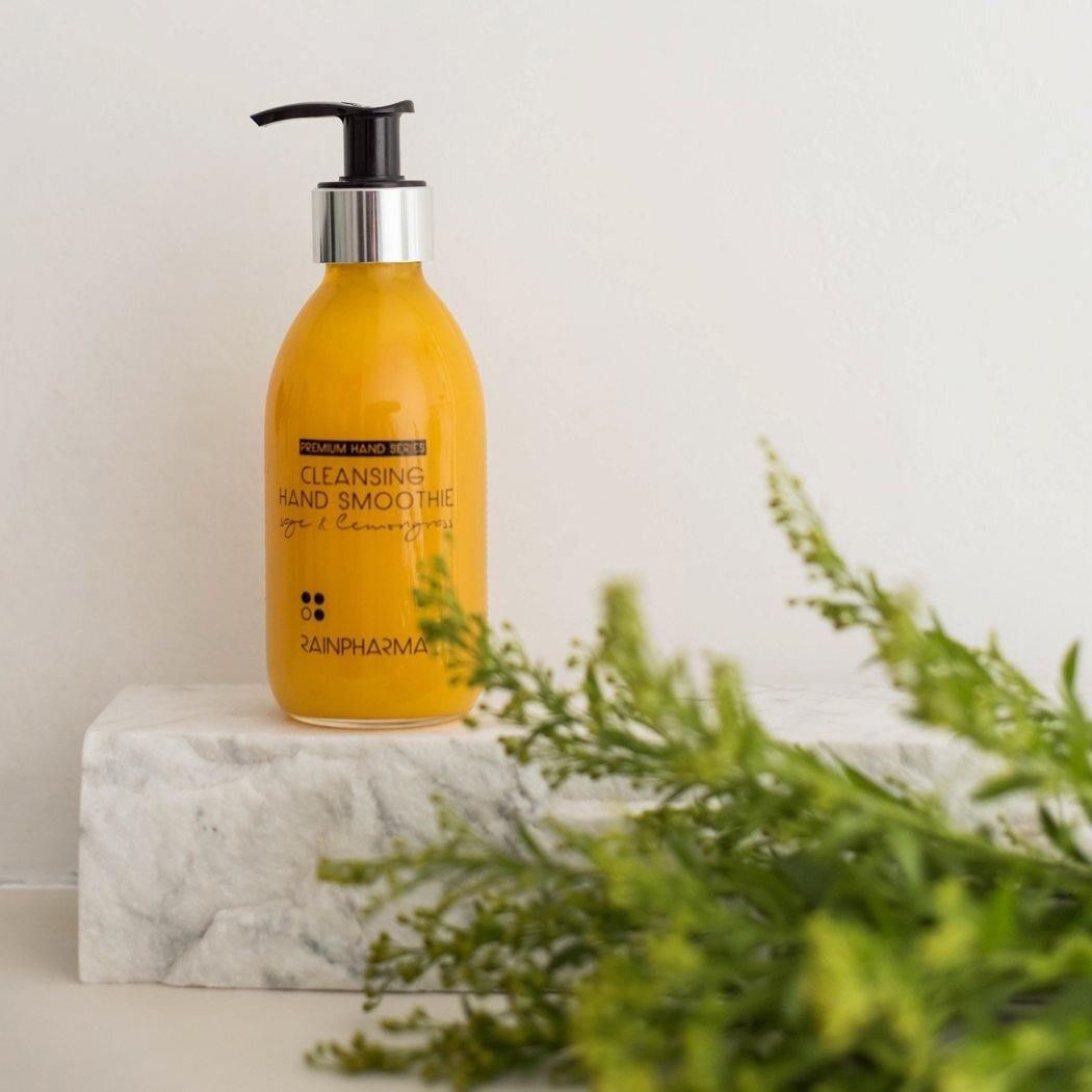 Rainpharma - Cleansing Hand Smoothie Sage & Lemongrass 200ml - handverzorging - Puur Living