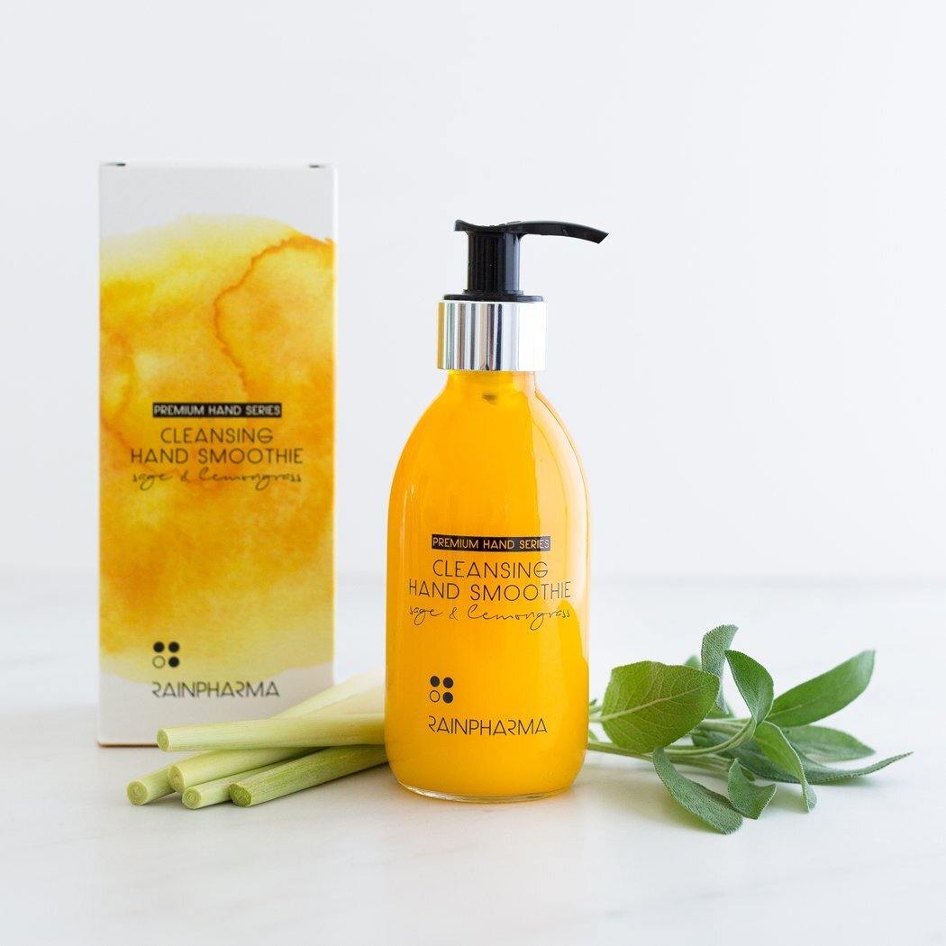 Rainpharma - Cleansing Hand Smoothie Sage & Lemongrass 200ml - handverzorging - Puur Living