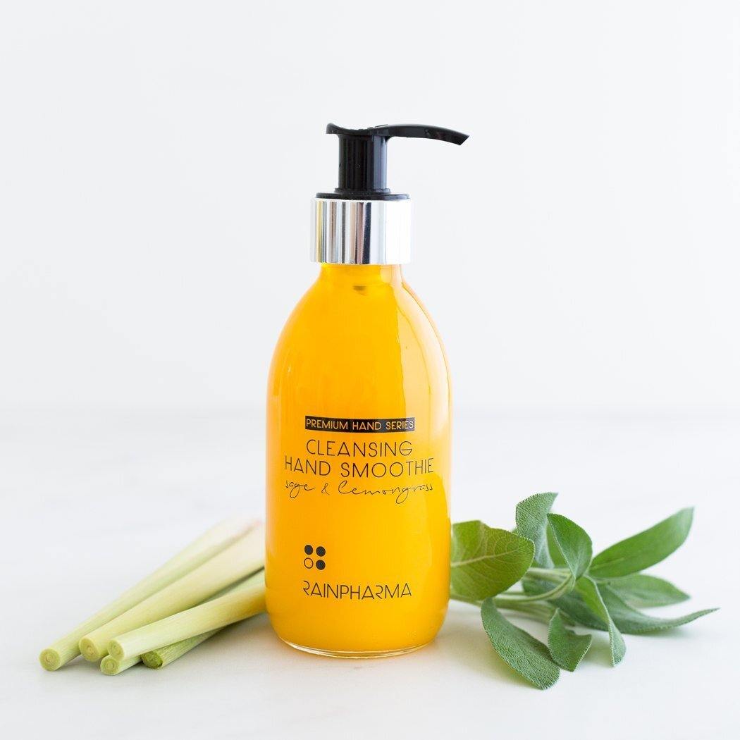 Rainpharma - Cleansing Hand Smoothie Sage & Lemongrass 200ml - handverzorging - Puur Living