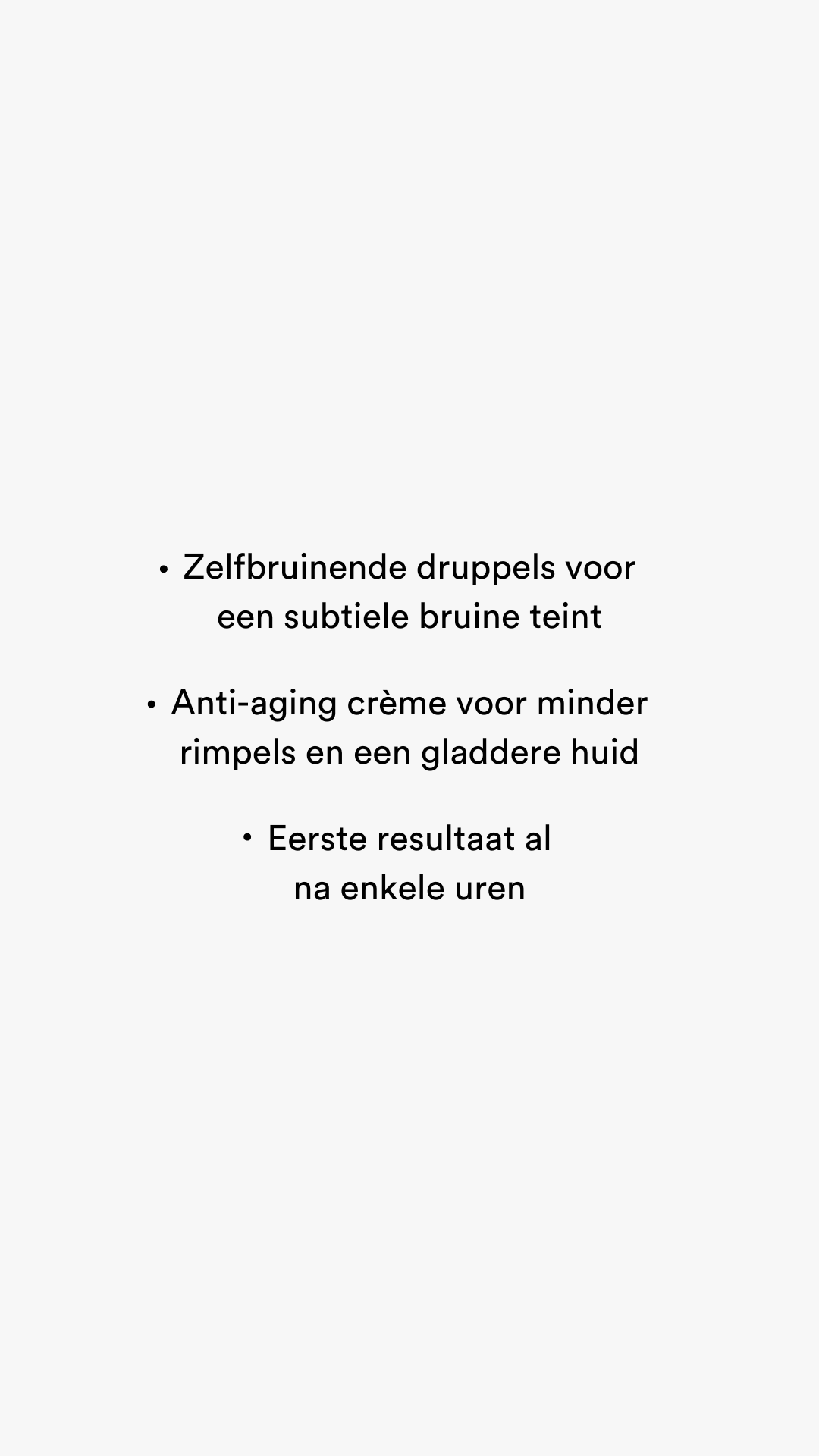 Zelfbruinende Anti-Aging Routine
