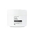 Een witte pot RainPharma Body Polish / Glowing Sugar Cane Scrub bodyscrub met zwarte tekst en een minimalistisch etiket, met 200 ml scrub van suikerriet en essentiële oliën voor een natuurlijk stralende huid.