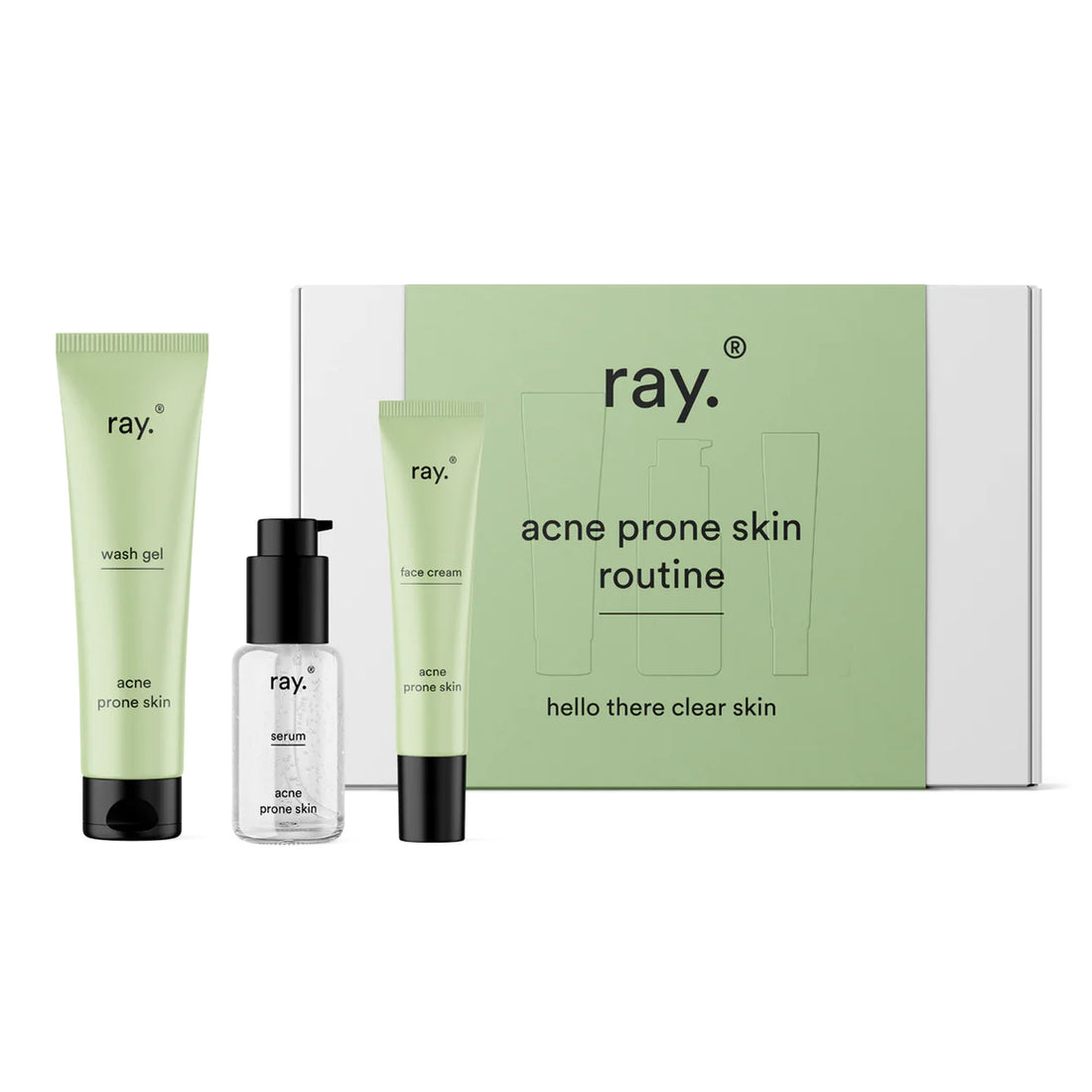 Ray Cadeauset - Gelaatsroutine (Acné gevoelige huid)