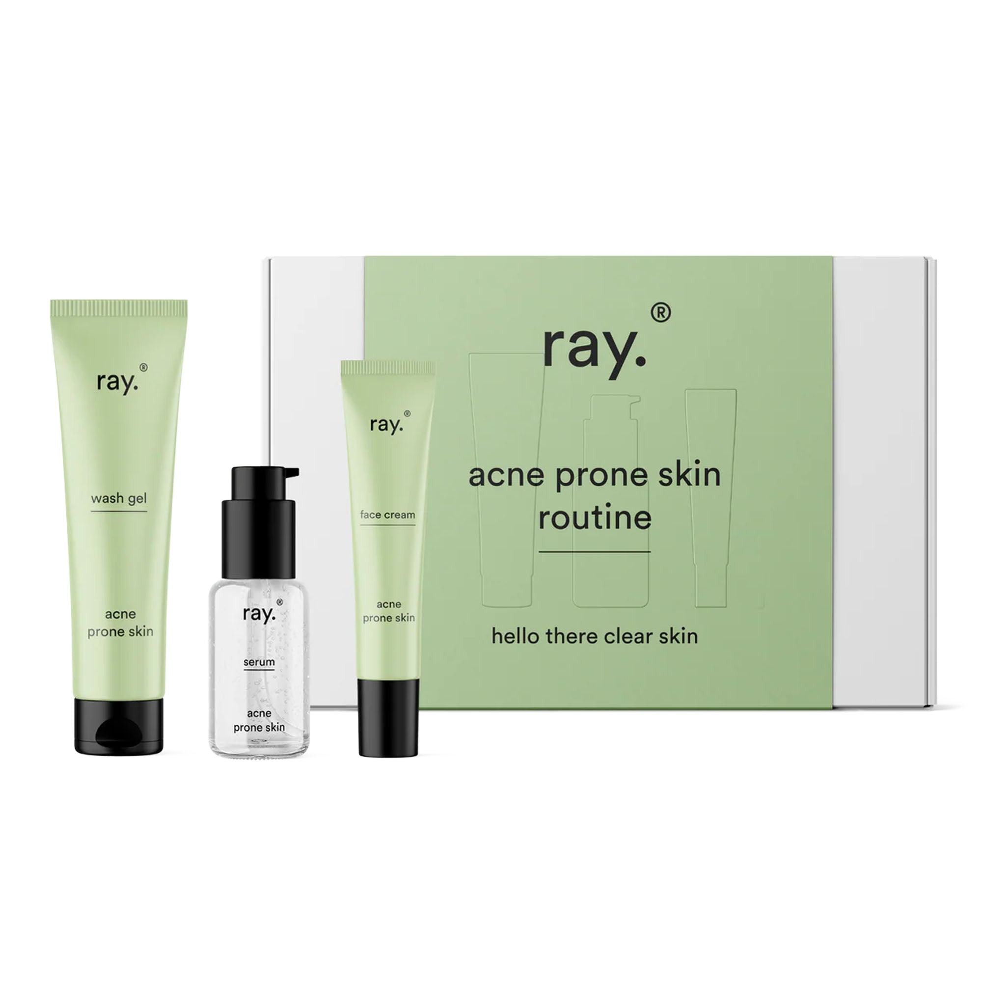 Ray Cadeauset - Gelaatsroutine (Acné gevoelige huid)