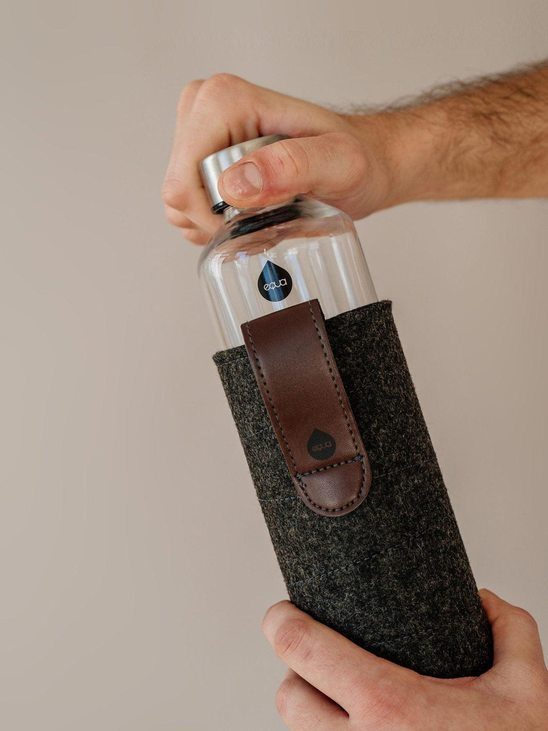 Equa - Equa - Waterfles - Mismatch Vilt Chocolate Night - Waterfles - Puur Living