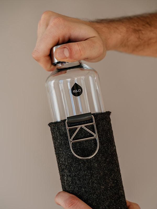 Equa - Equa - Waterfles - Mismatch Vilt Silver - Waterfles - Puur Living