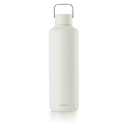 Equa - Equa - Waterfles - Stainless steel - Lightweight Timeless Off White Bottle - Waterfles - Puur Living