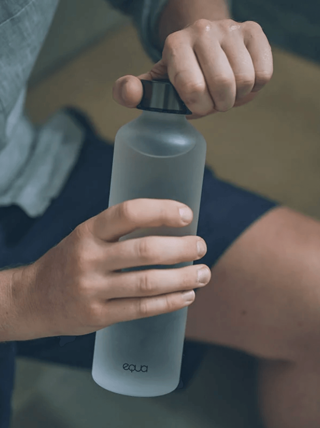 Equa - Equa - Waterfles - Velvet Black - Waterfles - Puur Living