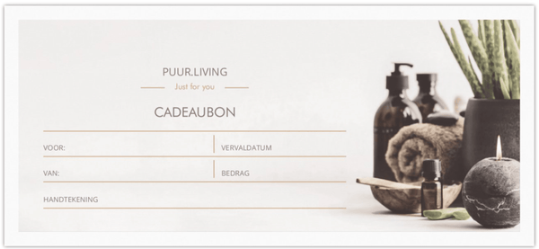 Puur Living - Cadeaubon Privé Workshop Rainpharma gelaatsverzorging + dag-/avond make-up - Cadeaubon - Puur Living
