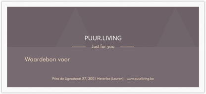 Puur Living - Cadeaubon Yoga - Cadeaubon - Puur Living